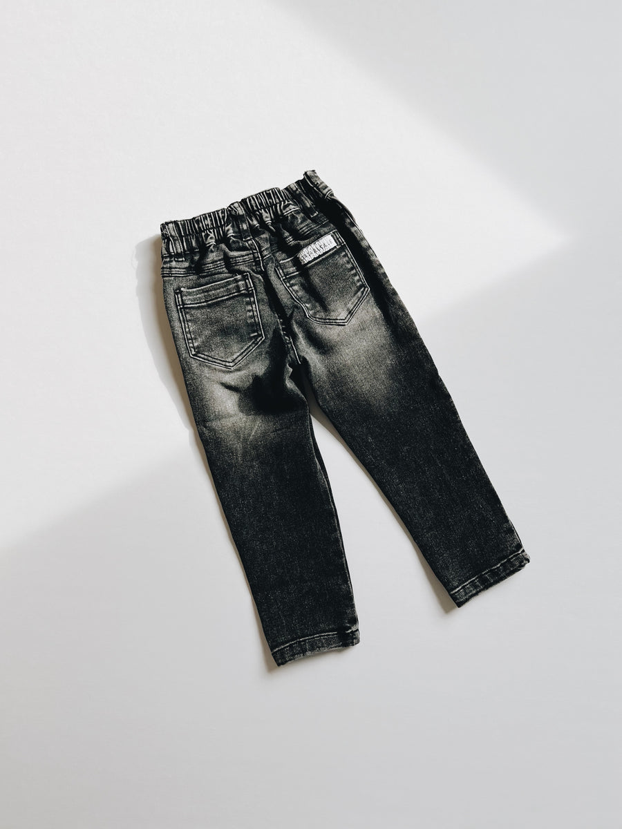 [送料込] Huecloset◆Highlight Black Denim Pants 339A24B7-3873-46A7-97A5-