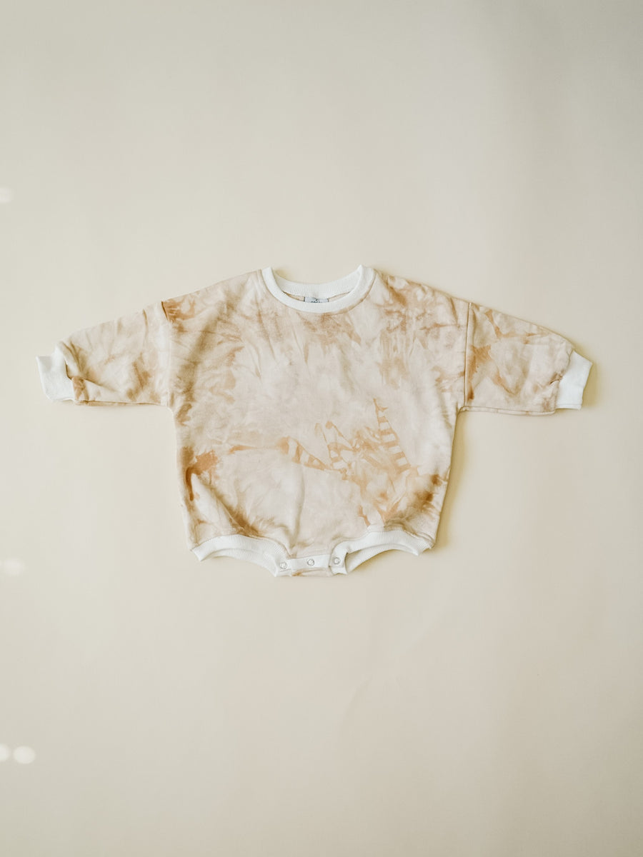 Beige tie dye sweatshirt cheap