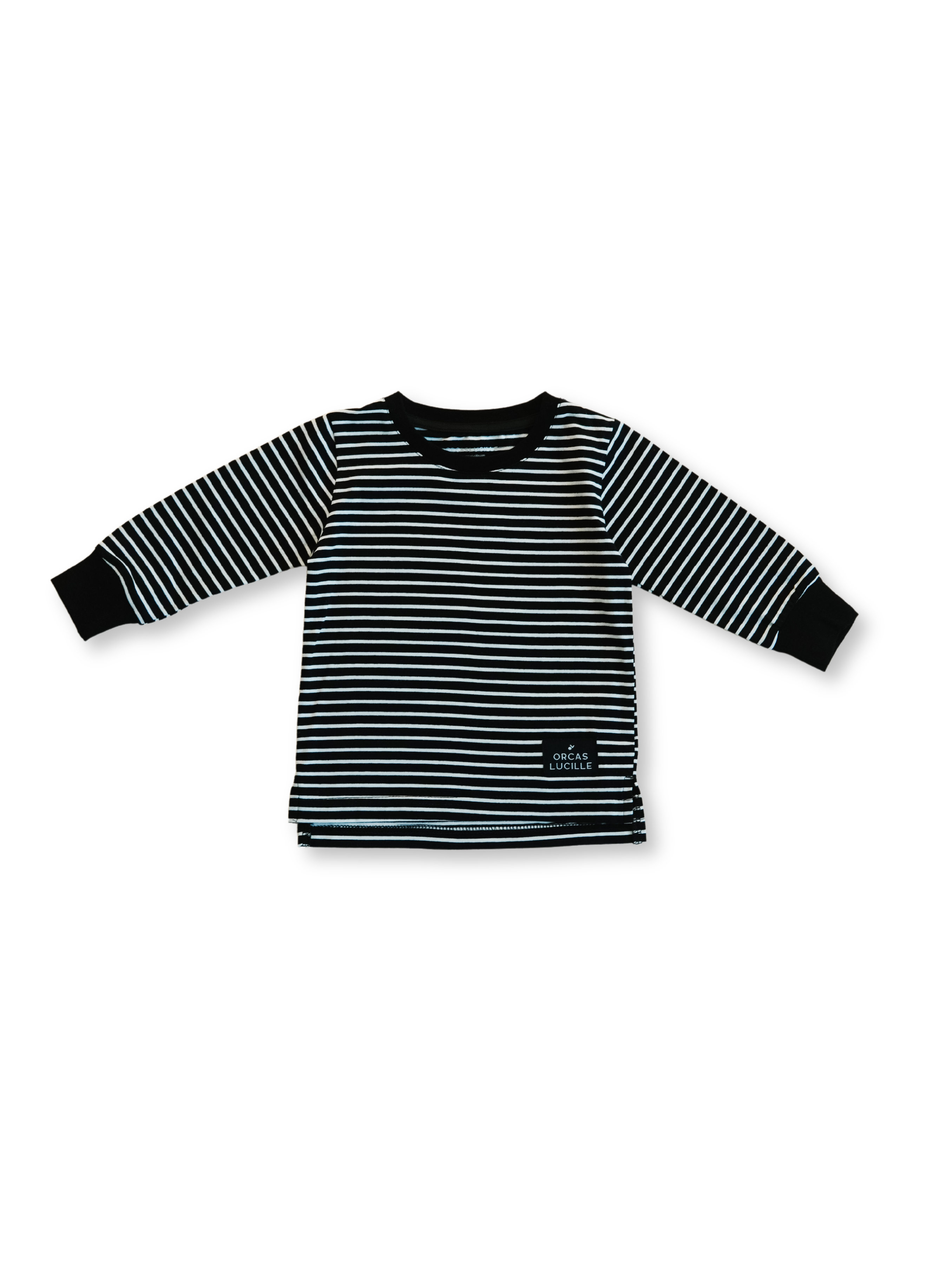 Long Sleeve Tee - Black Stripe – Orcas Lucille Long Sleeve Tee - Black Stripe – Orcas Lucille