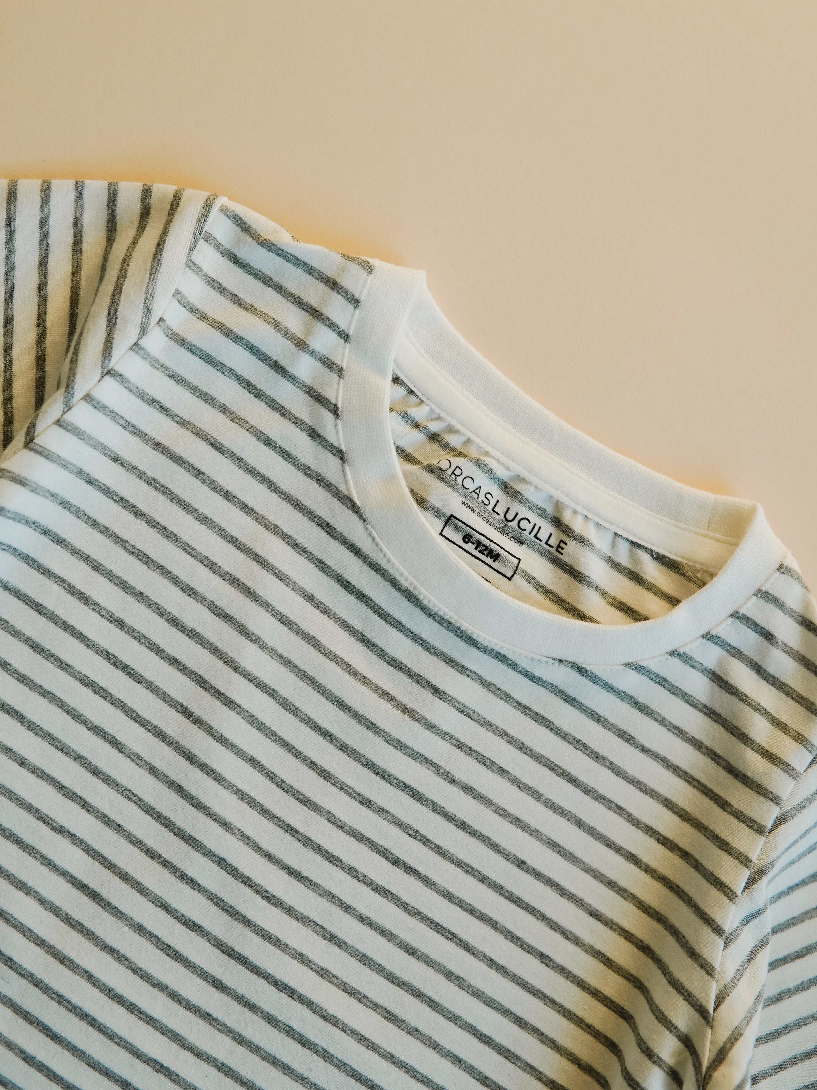 Long Sleeve Tee - Gray Stripe