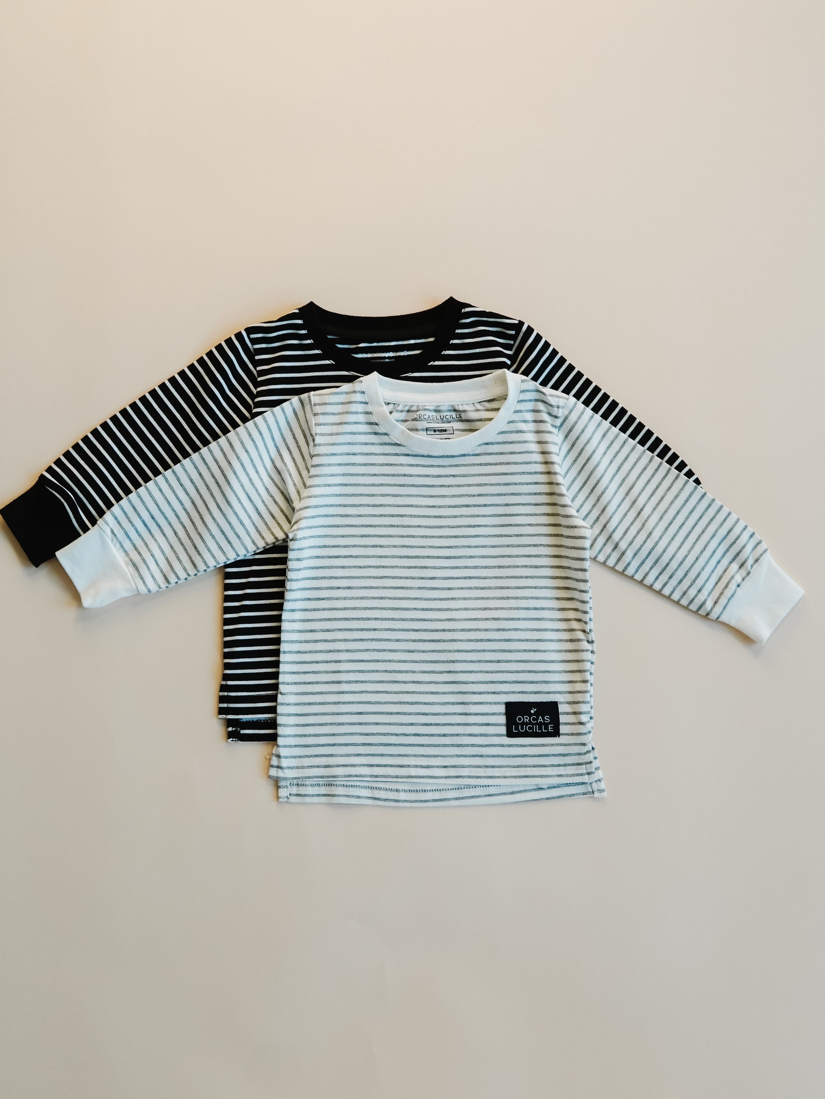 Long Sleeve Tee - Gray Stripe