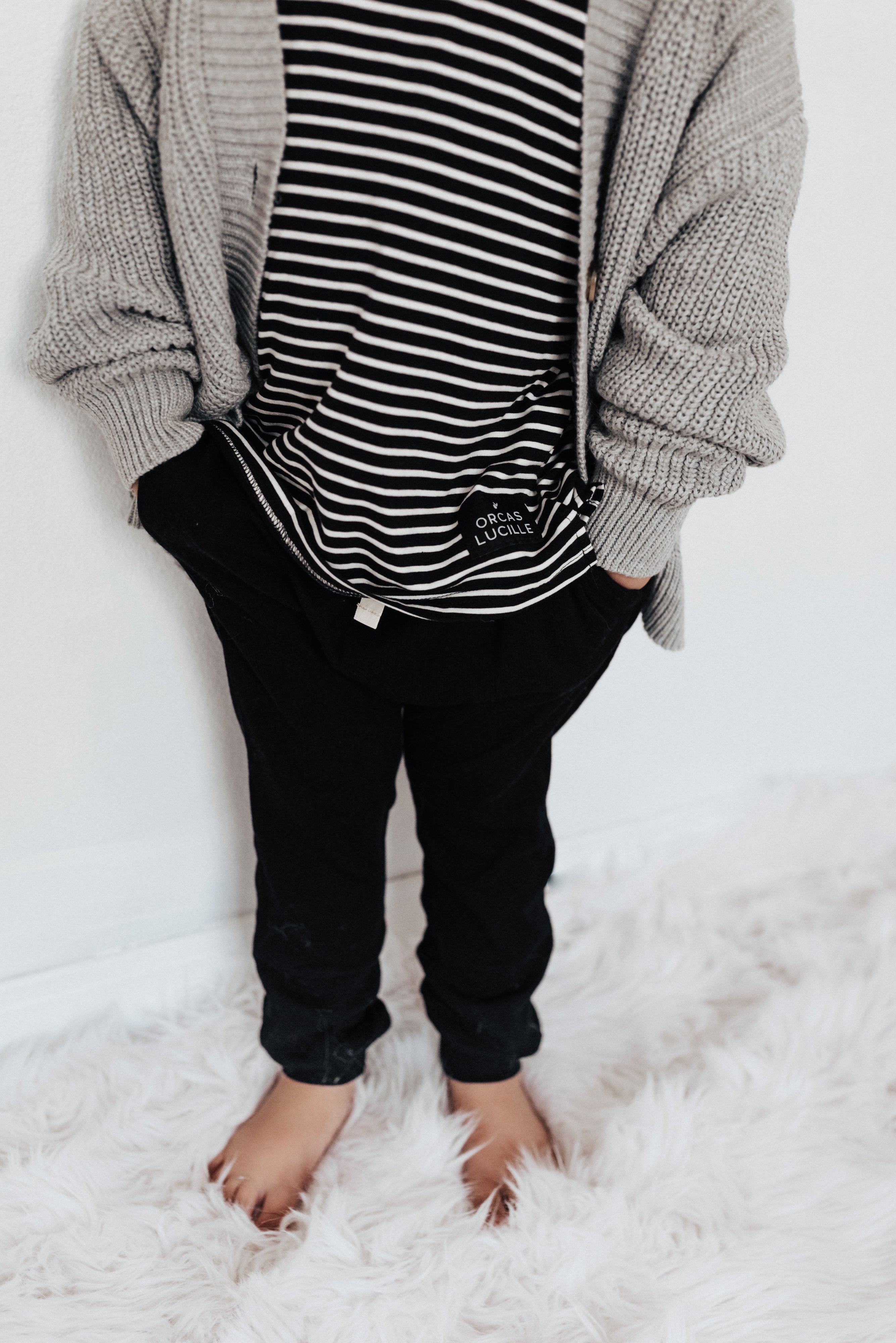 Long Sleeve Tee - Black Stripe