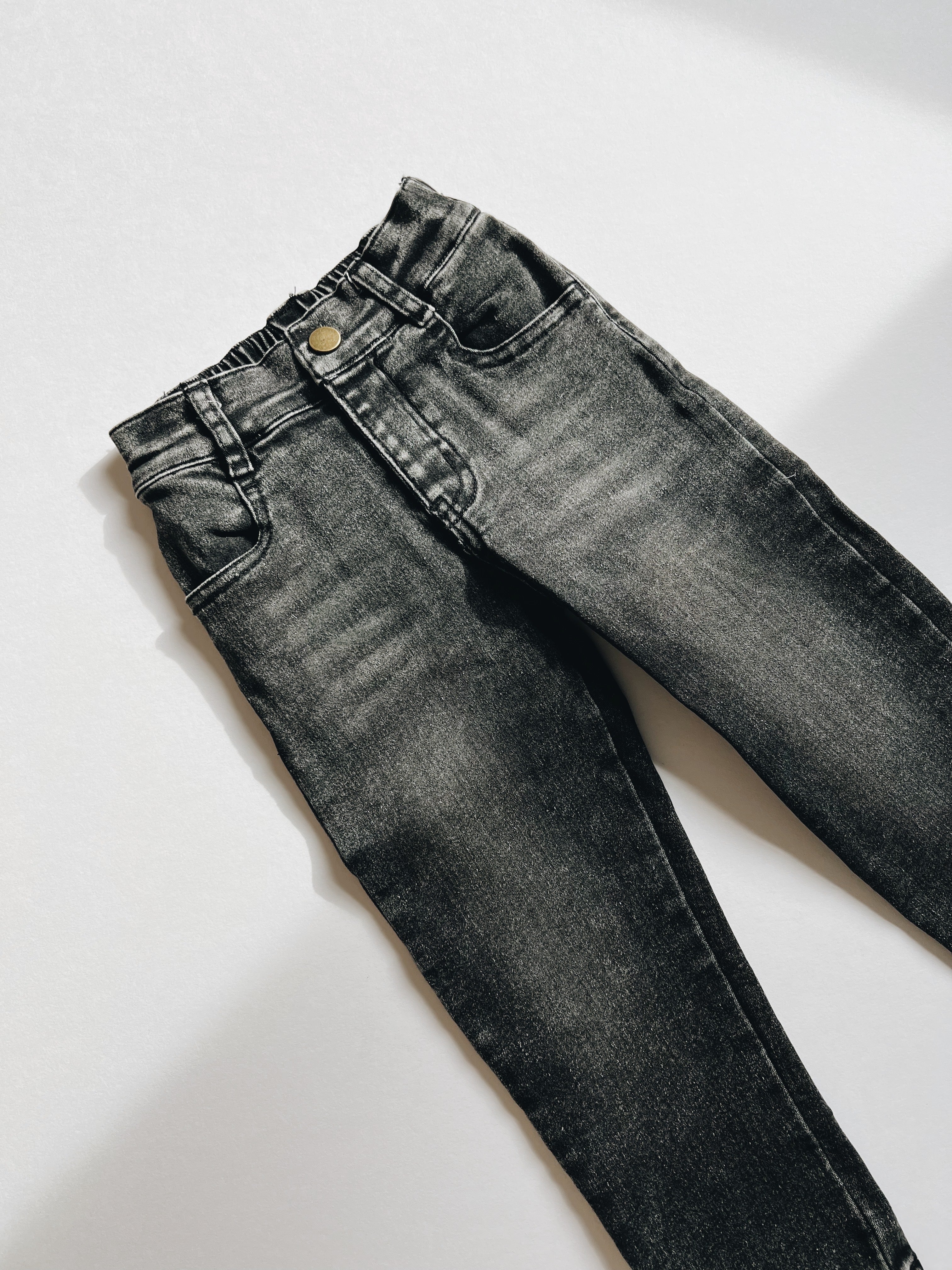 Stretch Denim - Faded Black - Orcas Lucille