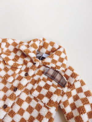 Teddy Shacket - Tawny Checkered - Orcas Lucille