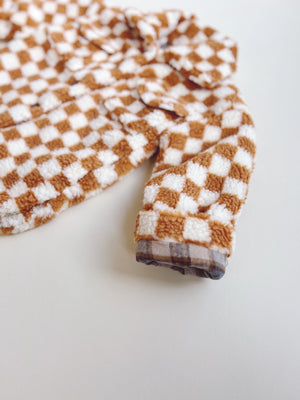 Teddy Shacket - Tawny Checkered - Orcas Lucille
