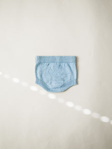 Speckled Knit Bloomer - Sky - Orcas Lucille