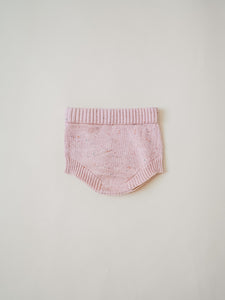 Speckled Knit Bloomer - Peony - Orcas Lucille