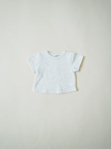 Speckled Tee - White | Imperfect - FINAL SALE - Orcas Lucille