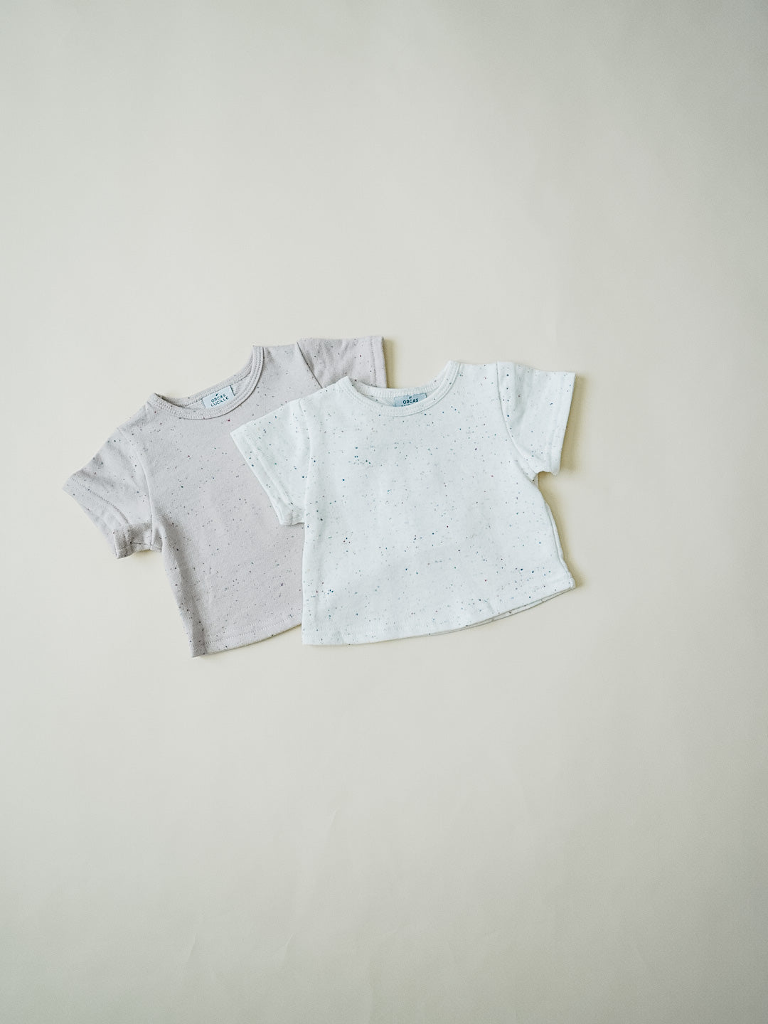 Speckled Tee - White | Imperfect - FINAL SALE - Orcas Lucille