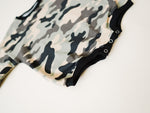 Sweatshirt Romper - Camo - Orcas Lucille