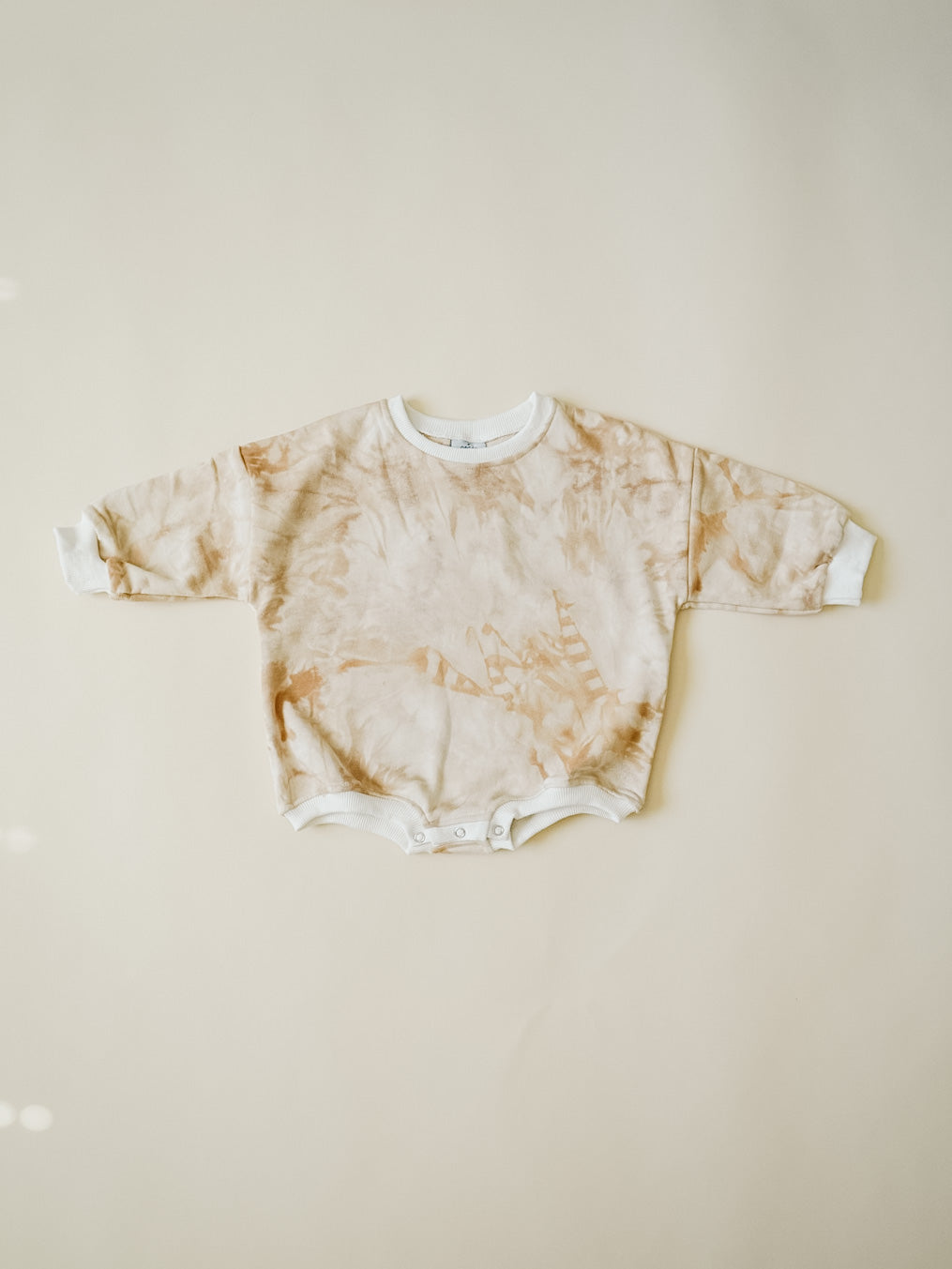 Tan and white sales tie dye sweatshirt