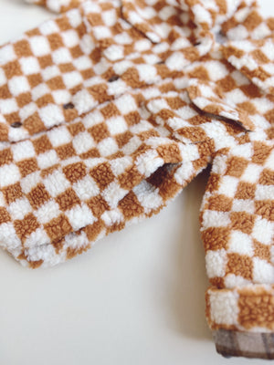 Teddy Shacket - Tawny Checkered - Orcas Lucille
