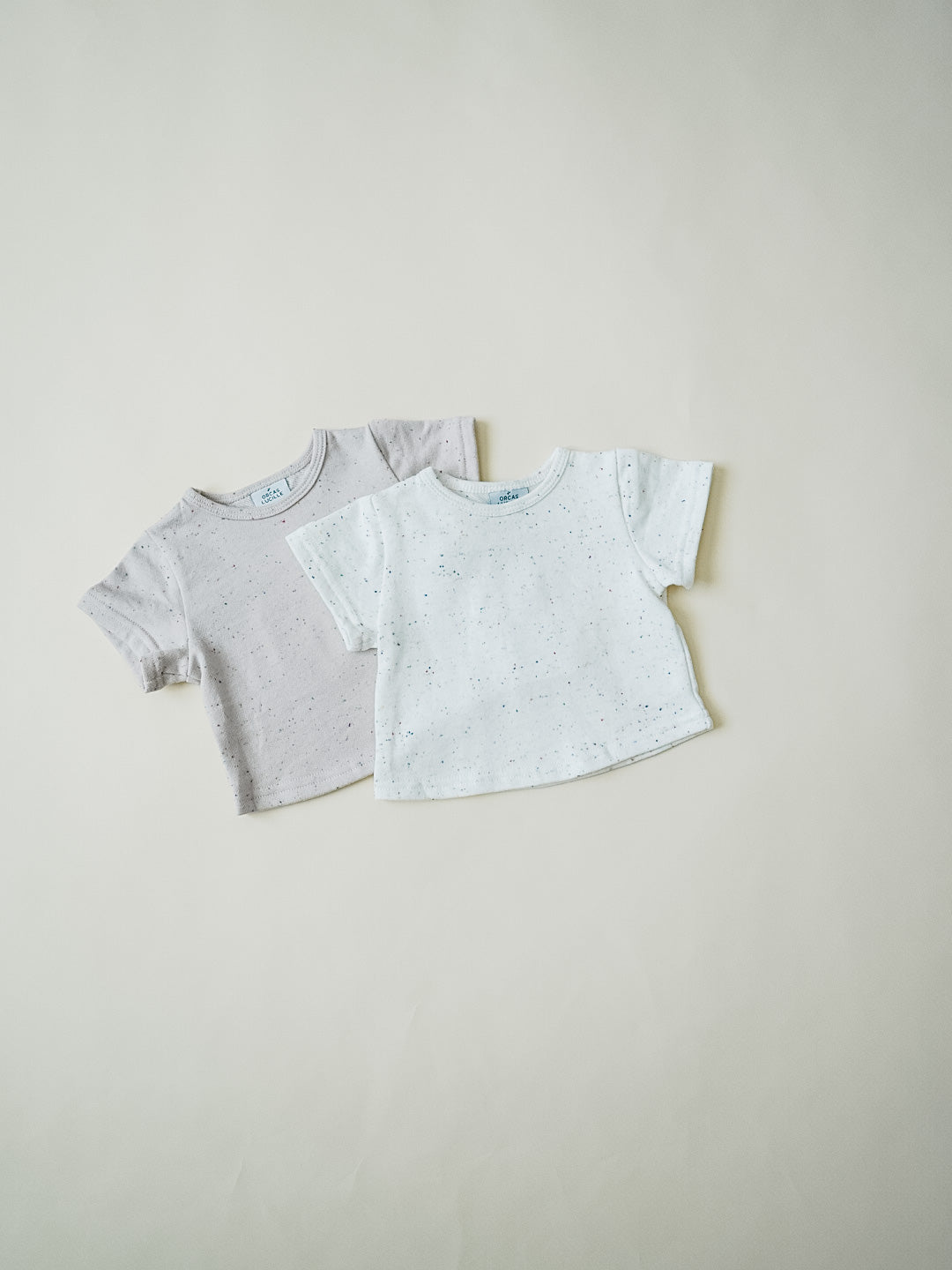 Speckled Tee - Beige | Imperfect - FINAL SALE - Orcas Lucille