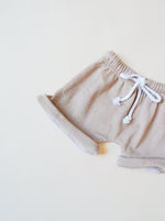 Speckled Harem Shorts - Tan - Orcas Lucille