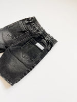 Bermuda Denim Shorts - Faded Black