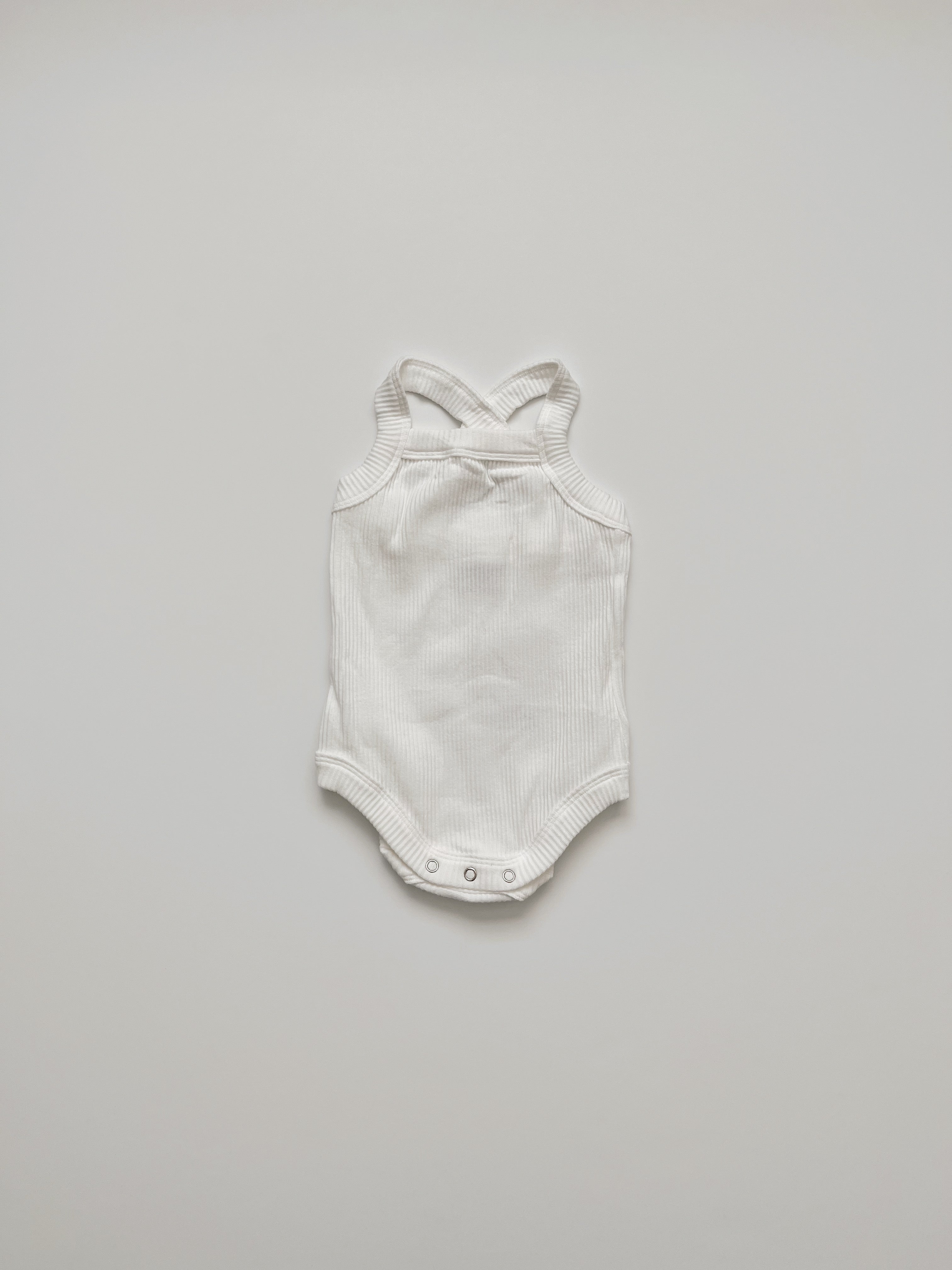 Tank Bodysuit - White - Orcas Lucille