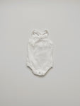 Tank Bodysuit - White - Orcas Lucille