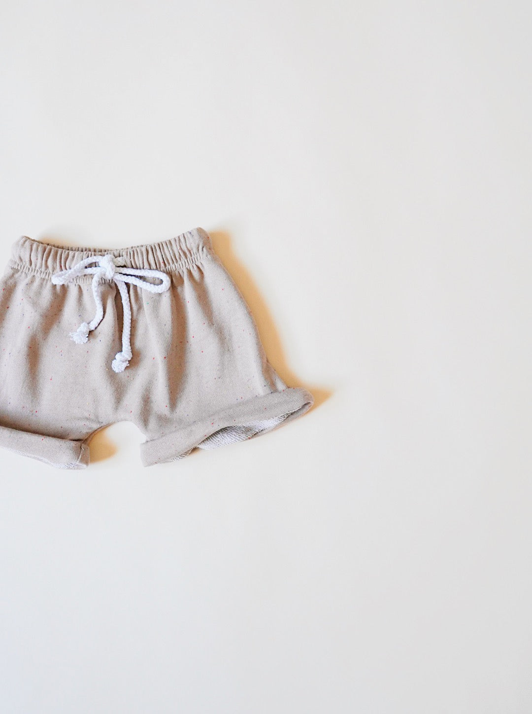 Speckled Harem Shorts - Tan - Orcas Lucille