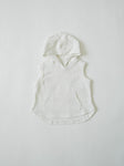 Sleeveless Hoodie - White Speckle - Orcas Lucille