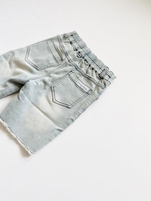 Bermuda Denim Shorts - Slate Gray